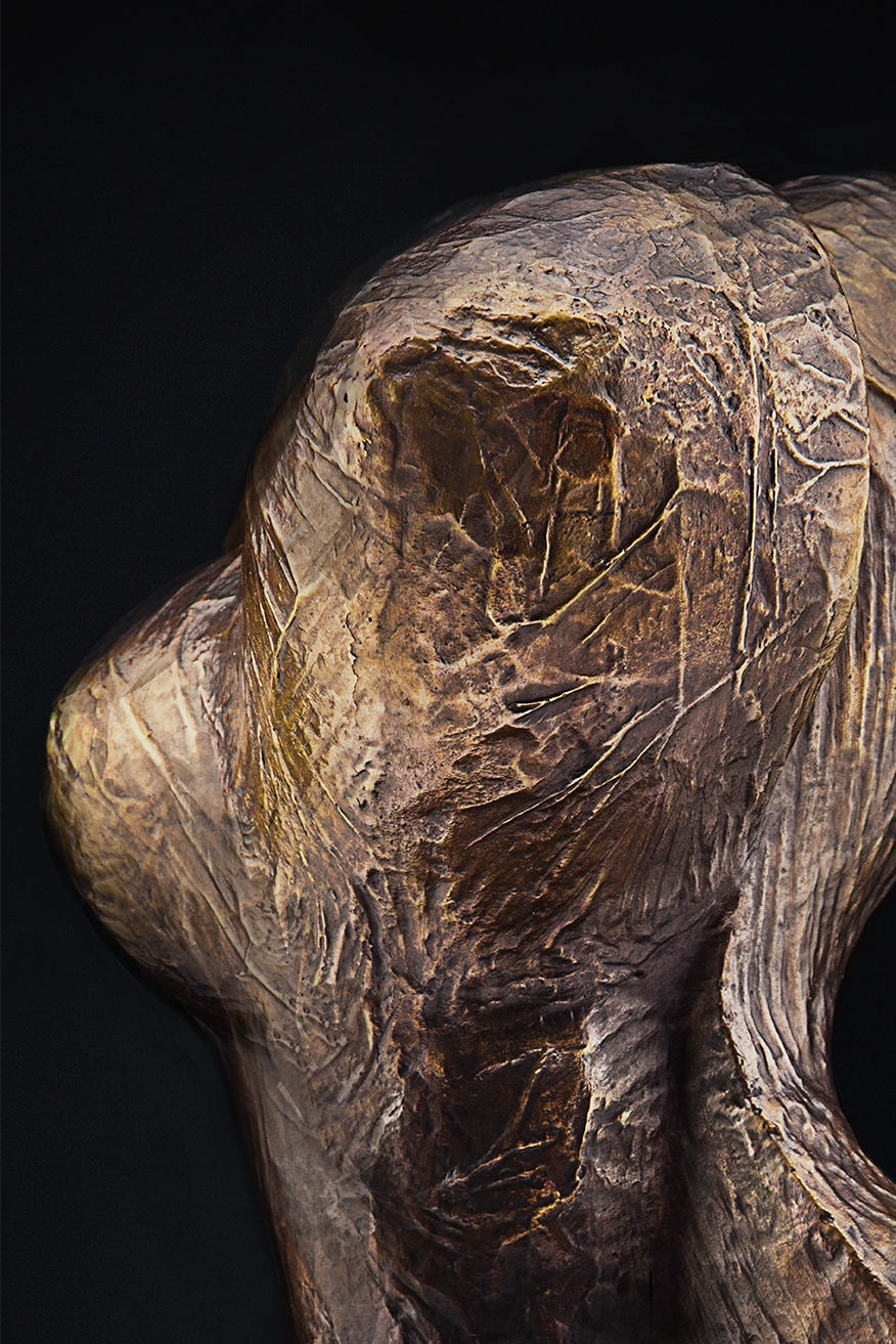 Skulptur "Torso", Bronze - limitierte Edition! Juri Platon